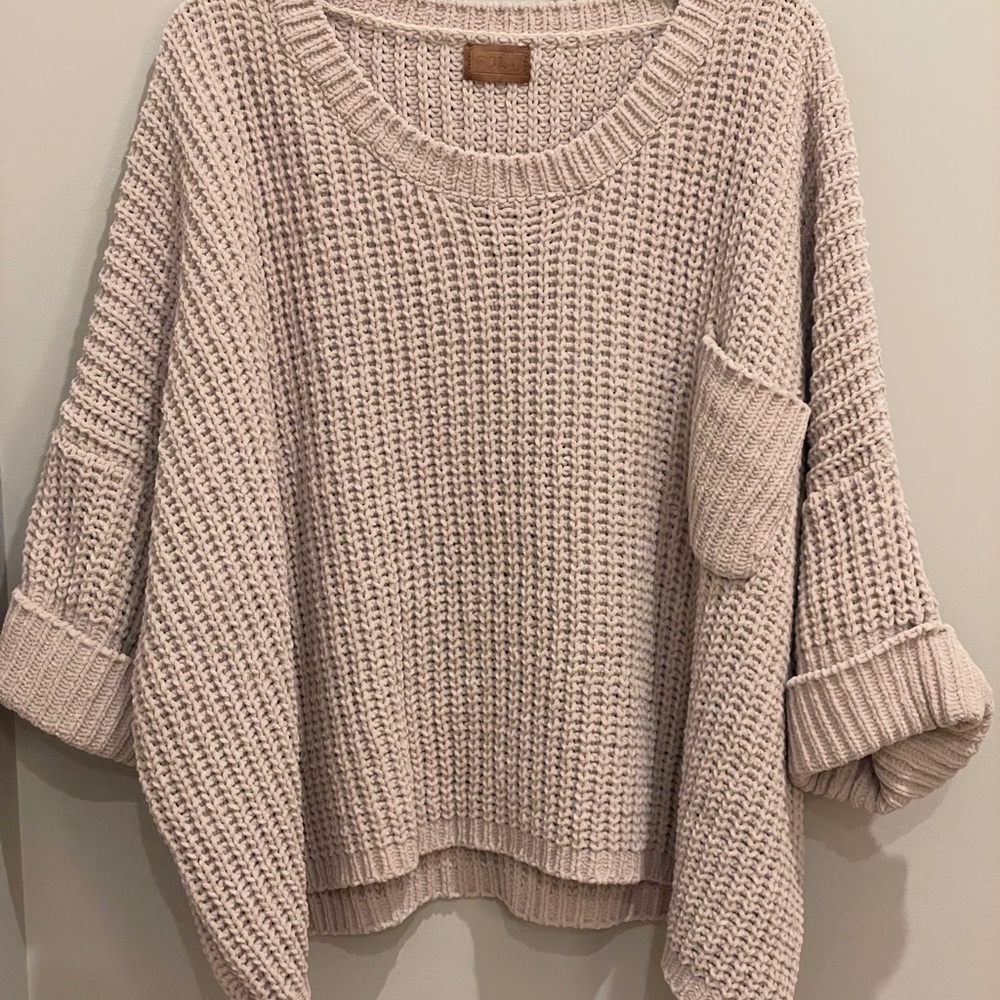 POL Knit Oatmeal Sweater